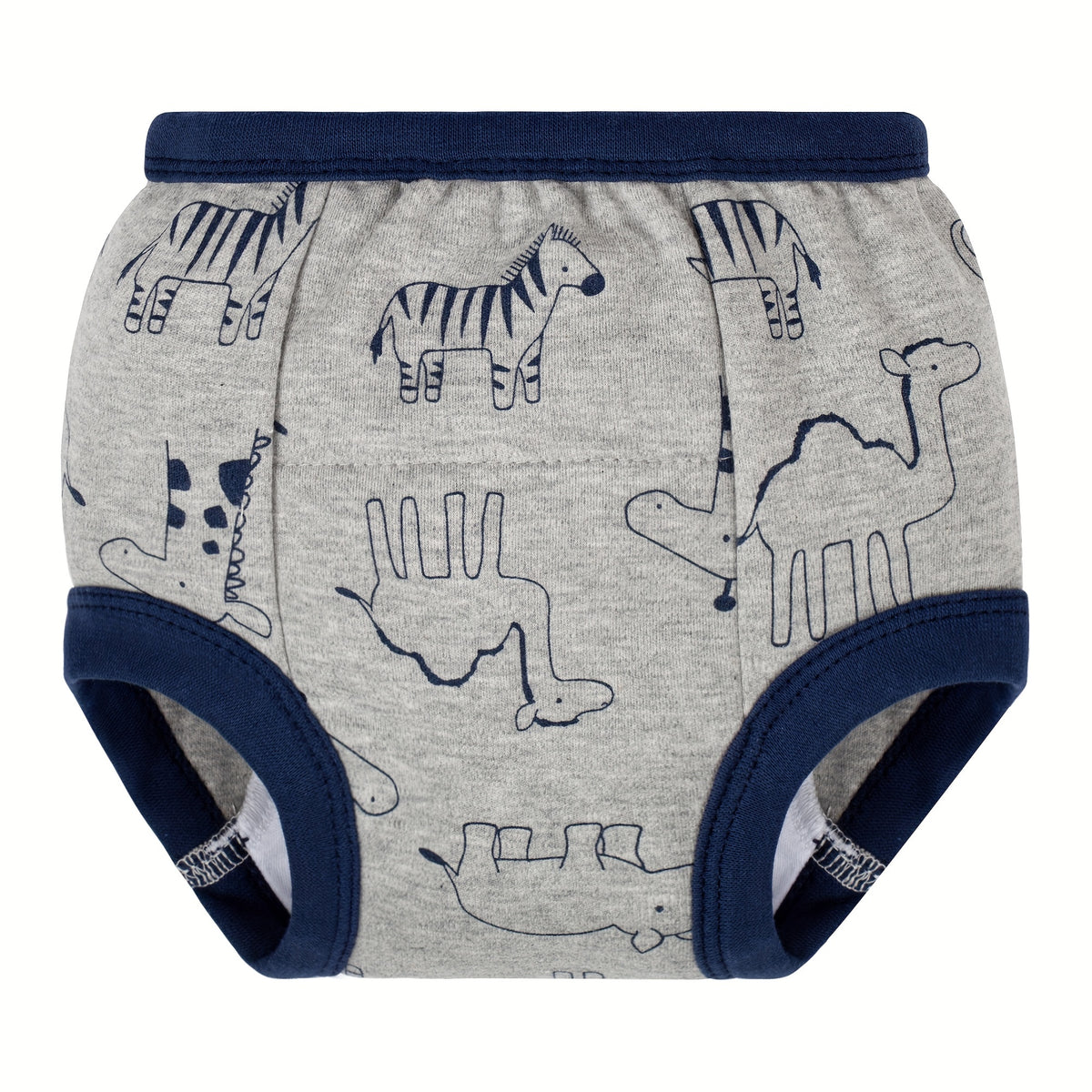 Cotton Training Underwear for Toddler Boys, 6-Pack Soft Absorbent Potty Pants, 100% Cotton, Sizes 12-24M to 5T
