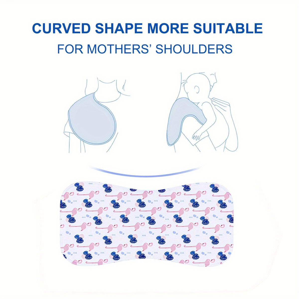 Baby Burp Cloths 10-Piece Set with Printed Style Options, Newborn Spit-Up Cloths and Washcloths for Boys and Girls, Everyday Feeding Essentials