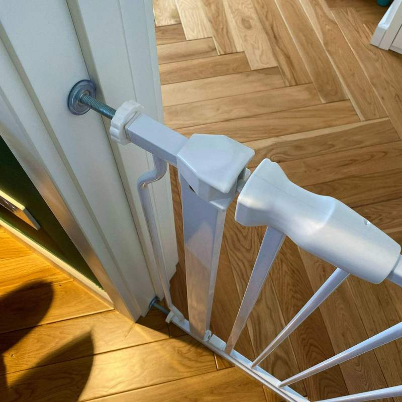 Walk-Through Baby Safety Gate by BalanceFrom, White Open-Box Doorway Barrier for Baby and Pets, Home Room Separation and Everyday Access