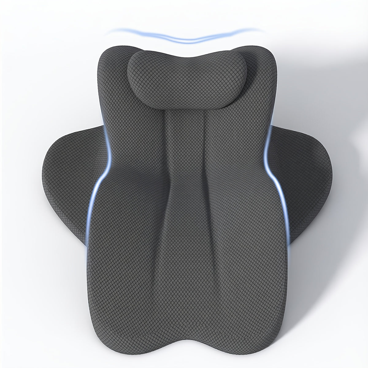 Pregnancy Wedge Pillow with Memory Foam, Ergonomic Maternity Support Cushion for Bed, Reading or Relaxing in Sky Blue or Navy Blue