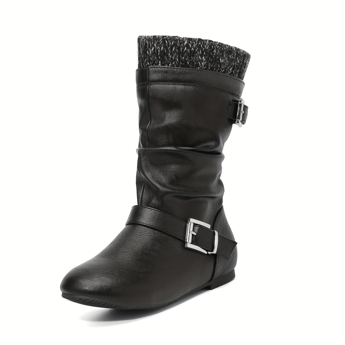 Faux Fur Lined Knee-High Winter Riding Boots for Girls - Fashionable Comfortable Tall Boots with Soft Lining, Warm Cold-Weather Footwear for Toddler, Little Kid & Big Kid