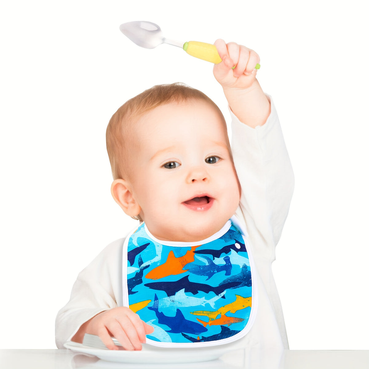 Snap-Closure Bandana Drool Bib Set for Babies 0–36 Months, Absorbent Adjustable-Fit Feeding Bibs for Boys and Girls for Daily Wear