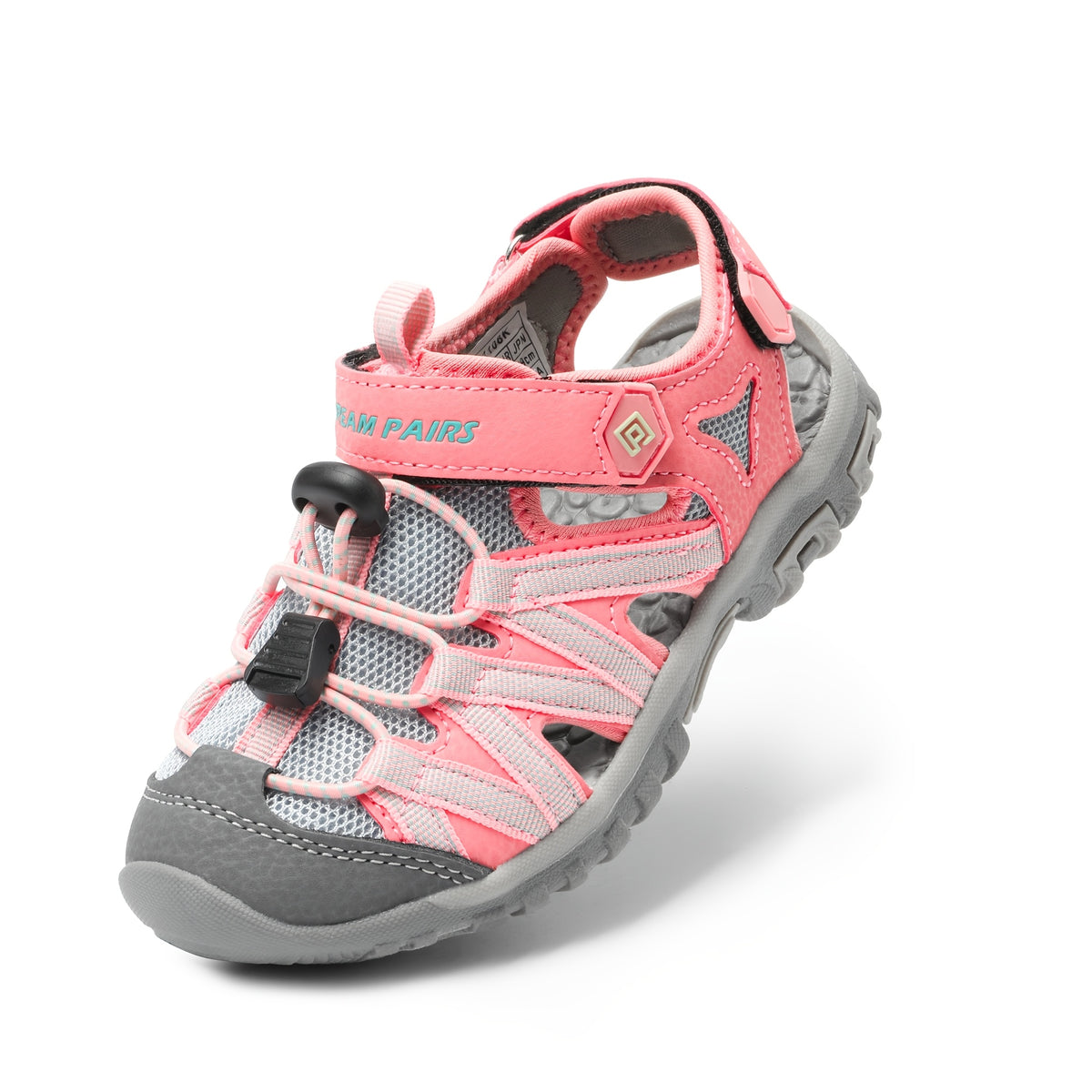 Kids Mesh Closed-Toe Sandals for Boys and Girls | Adjustable Two-Strap Outdoor Summer Shoes with EVA Soles for Toddler to Big Kid Sizes