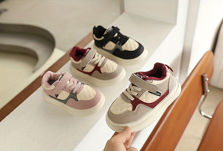 Kids Casual Sneakers with Round Toe and Low-Top Design, Cartoon and Bow-Detail Sport-Style Shoes for Toddler and Little Kid Spring Outfits