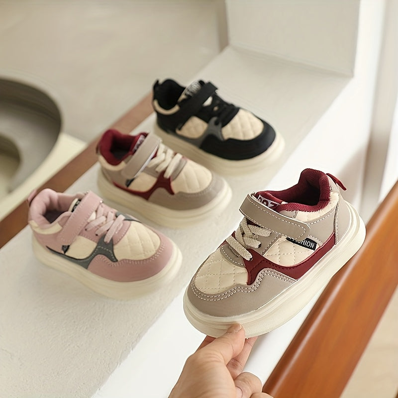 Kids Casual Sneakers with Round Toe and Low-Top Design, Cartoon and Bow-Detail Sport-Style Shoes for Toddler and Little Kid Spring Outfits