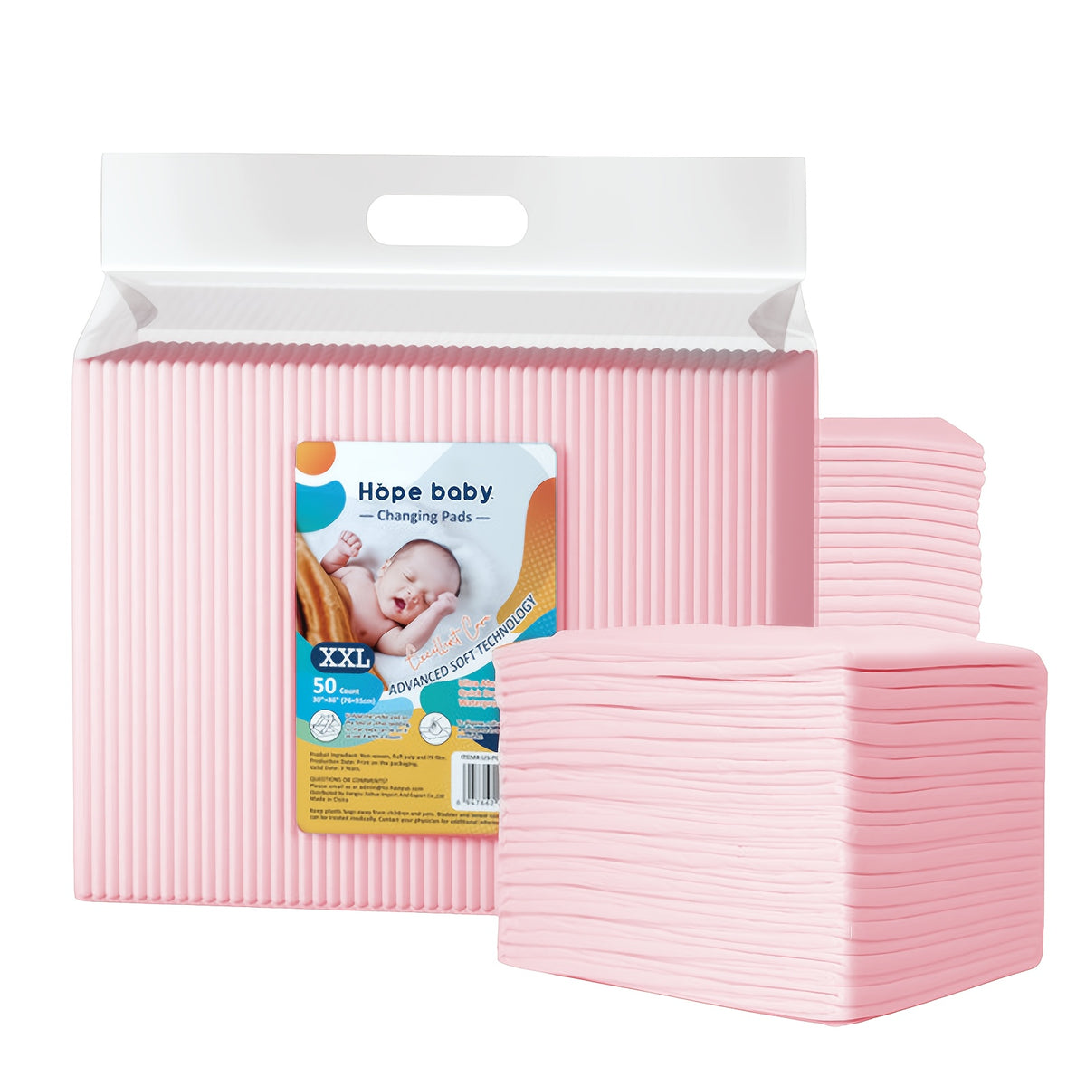 Disposable Changing Pads for Babies, Portable Diaper Changing Mats for On-the-Go Use – Convenient Single-Use Pads for Travel, Diaper Bags & Quick Changes, Easy Clean-Up for Newborns & Infants