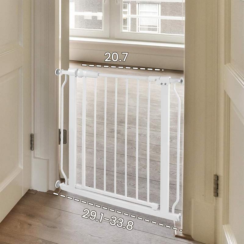 Walk-Through Baby Safety Gate by BalanceFrom, White Open-Box Doorway Barrier for Baby and Pets, Home Room Separation and Everyday Access