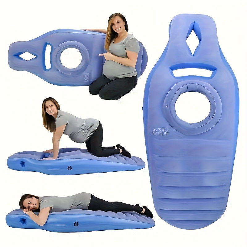 Maternity Face-Down Mattress Pad for Belly Support, Super-Soft Pregnancy Sleeping Pad, Cutout Design Provides Full-Body Comfort for Pregnant Women, Supports Side and Stomach Sleeping