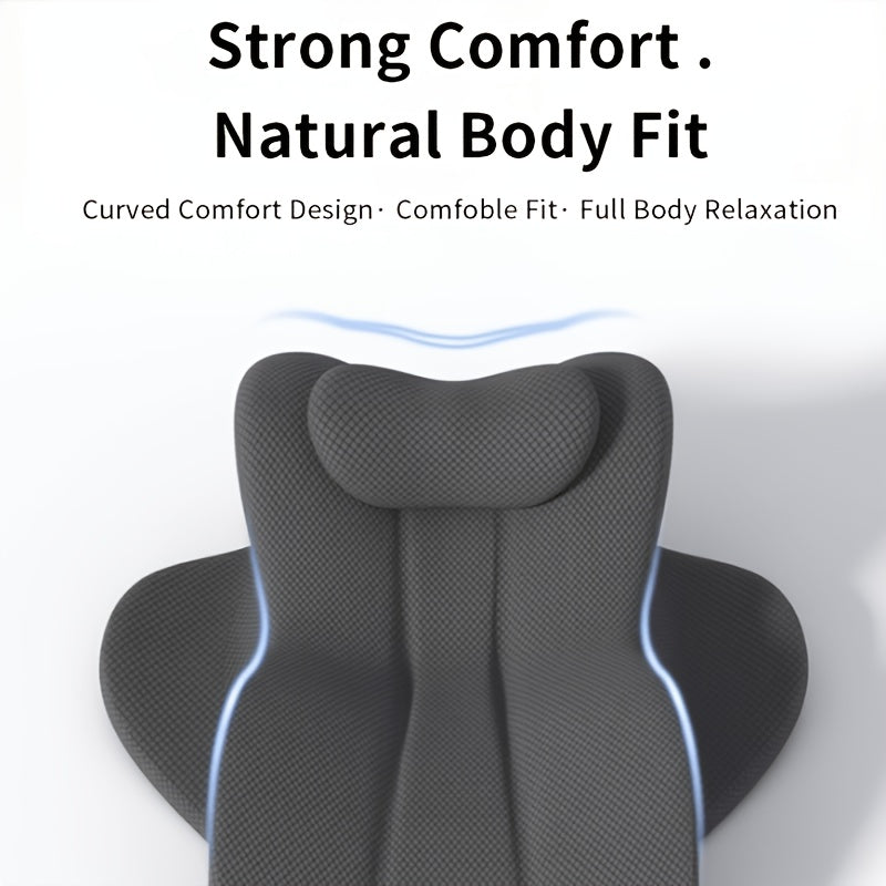 Memory Foam Maternity Body Pillow for Full-Body Lounging, Compressible Pregnancy Support Cushion for Bed or Sofa, Portable Gift for Expecting Moms