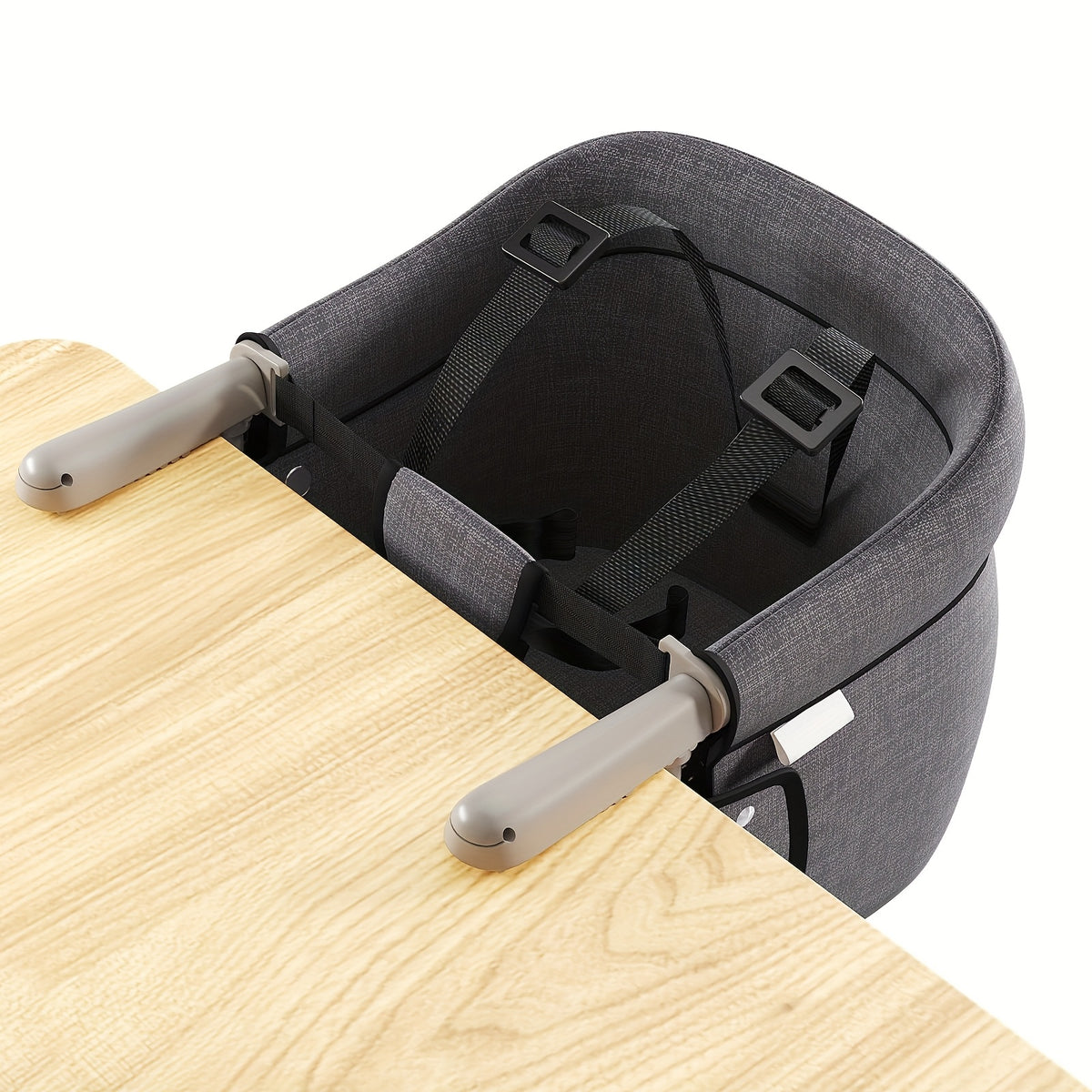 Portable Hook-On High Chair for Babies 6-36 Months, Foldable Table Feeding Seat with 3-Point Harness for Family Meals and Travel