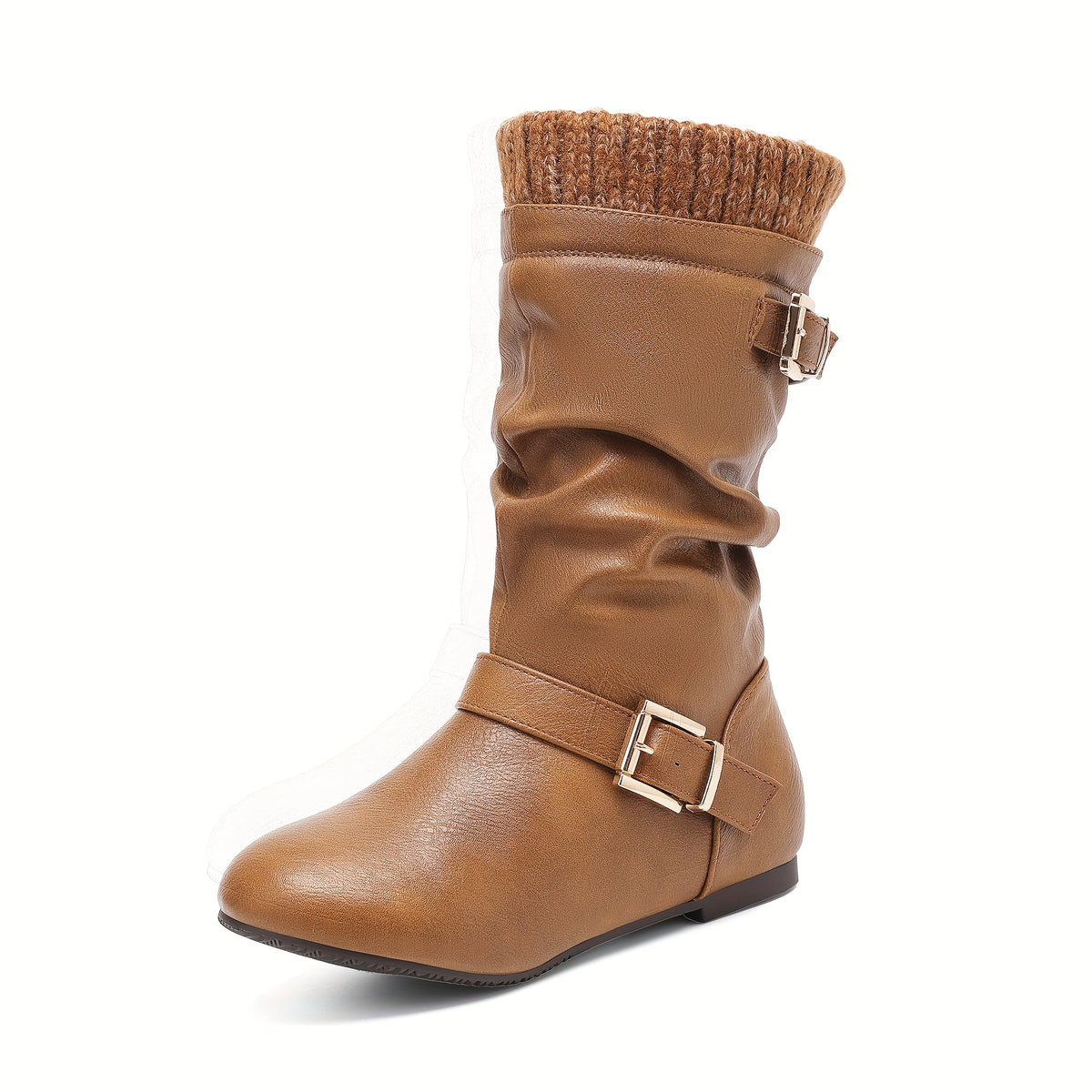 Faux Fur Lined Knee-High Winter Riding Boots for Girls - Fashionable Comfortable Tall Boots with Soft Lining, Warm Cold-Weather Footwear for Toddler, Little Kid & Big Kid