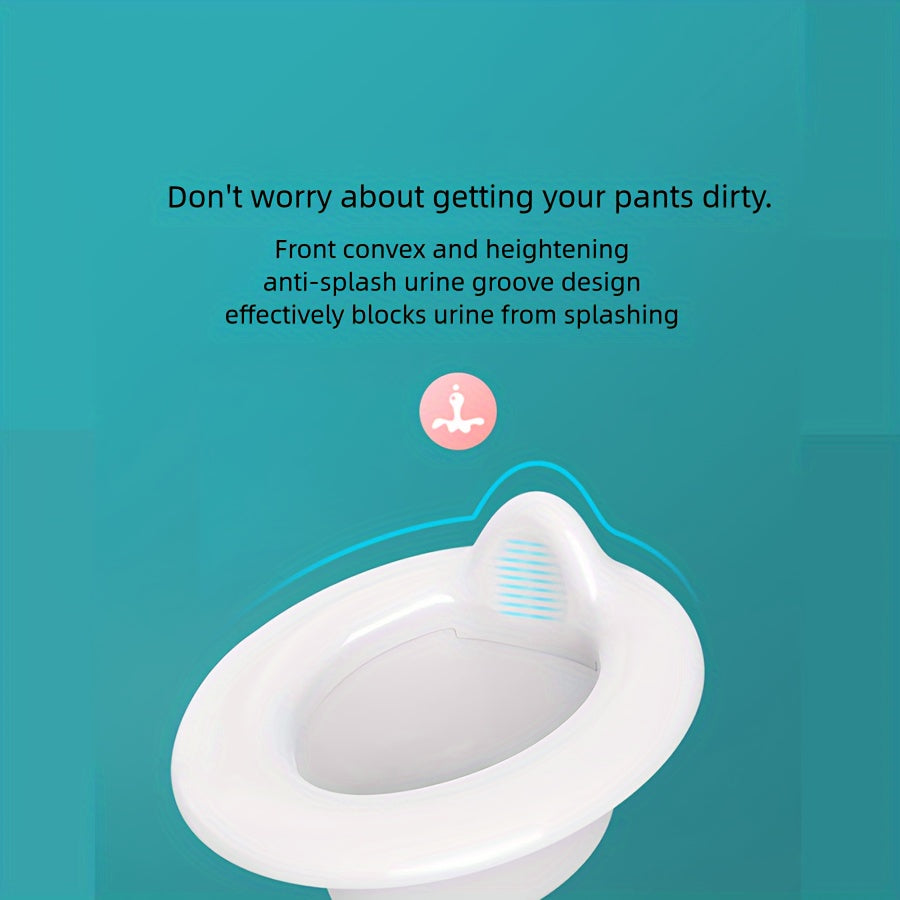 Realistic Toilet Transition Potty Seat with Wipe Storage and Disposable Liners, Real-Feel Diaper Seat for Toddlers, Easy to Clean and Assemble, Purple