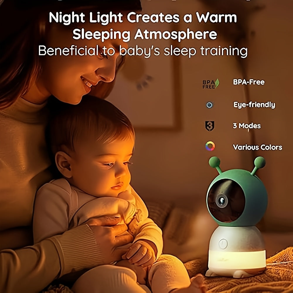 2K WiFi Baby Monitor with 5-Inch Screen and Camera, BOIFUN Nursery Video Monitor with Night Vision, Auto Tracking, Two-Way Audio and Smartphone App