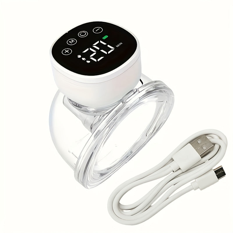 Hands Free Electric Breast Pump by CHANG KUN, Wearable In-Bra Milk Collector with 3 Modes, 9 Levels and 6.09 oz Capacity, 1 or 2 Pack