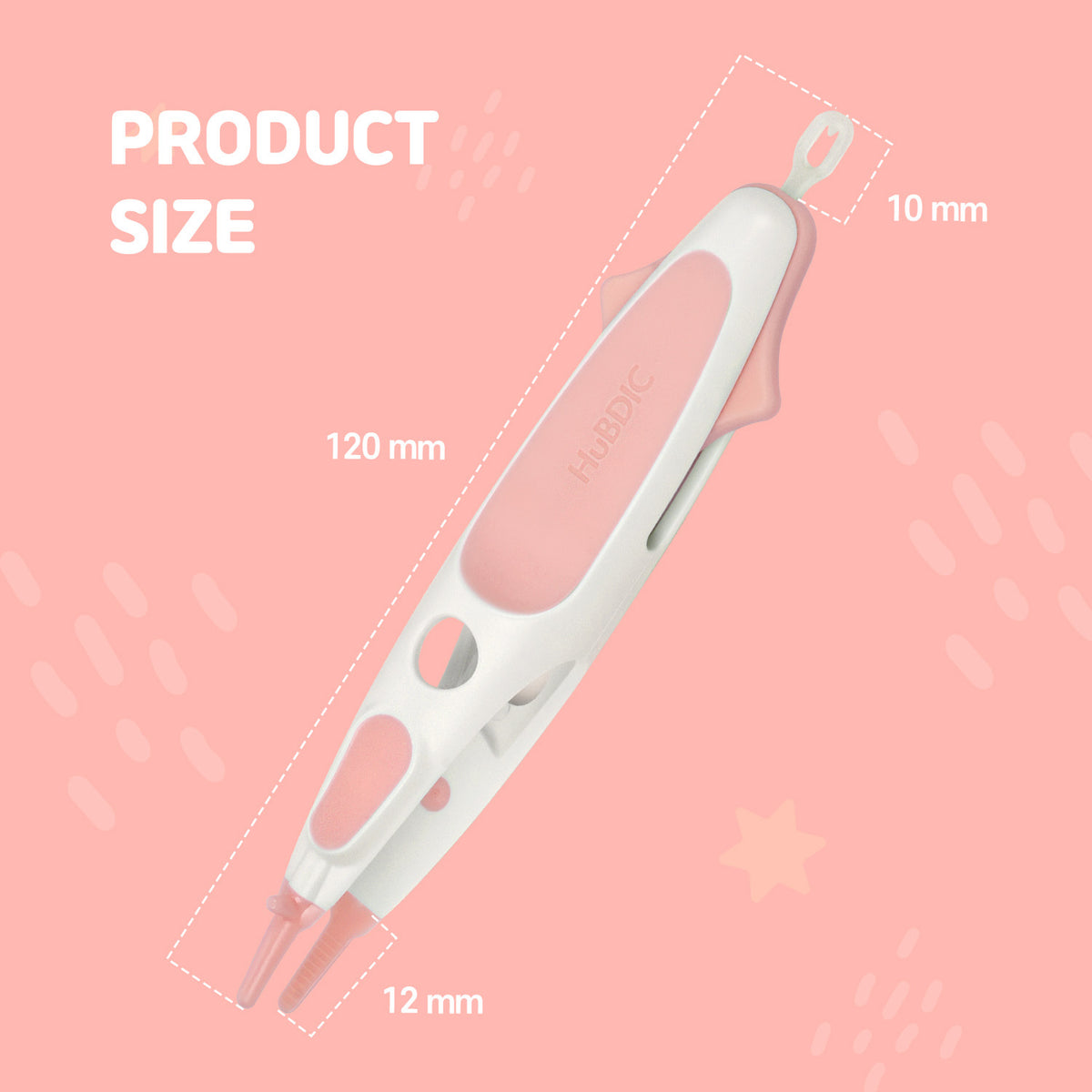 Rotating Baby Nose Cleaner Tweezer with Scoop & Loop for Newborns and Infants, BPA-Free PP Nasal Care Tool for Sticky or Dry Mucus, One-Hand Locking Design, Blue or Pink