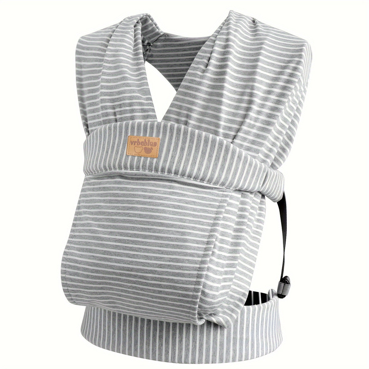 Soft Baby Wrap Carrier Sling for Newborns and Toddlers, Skin-Friendly Front Carry Wrap by Vrbabies for Everyday Babywearing and Parent Gifts