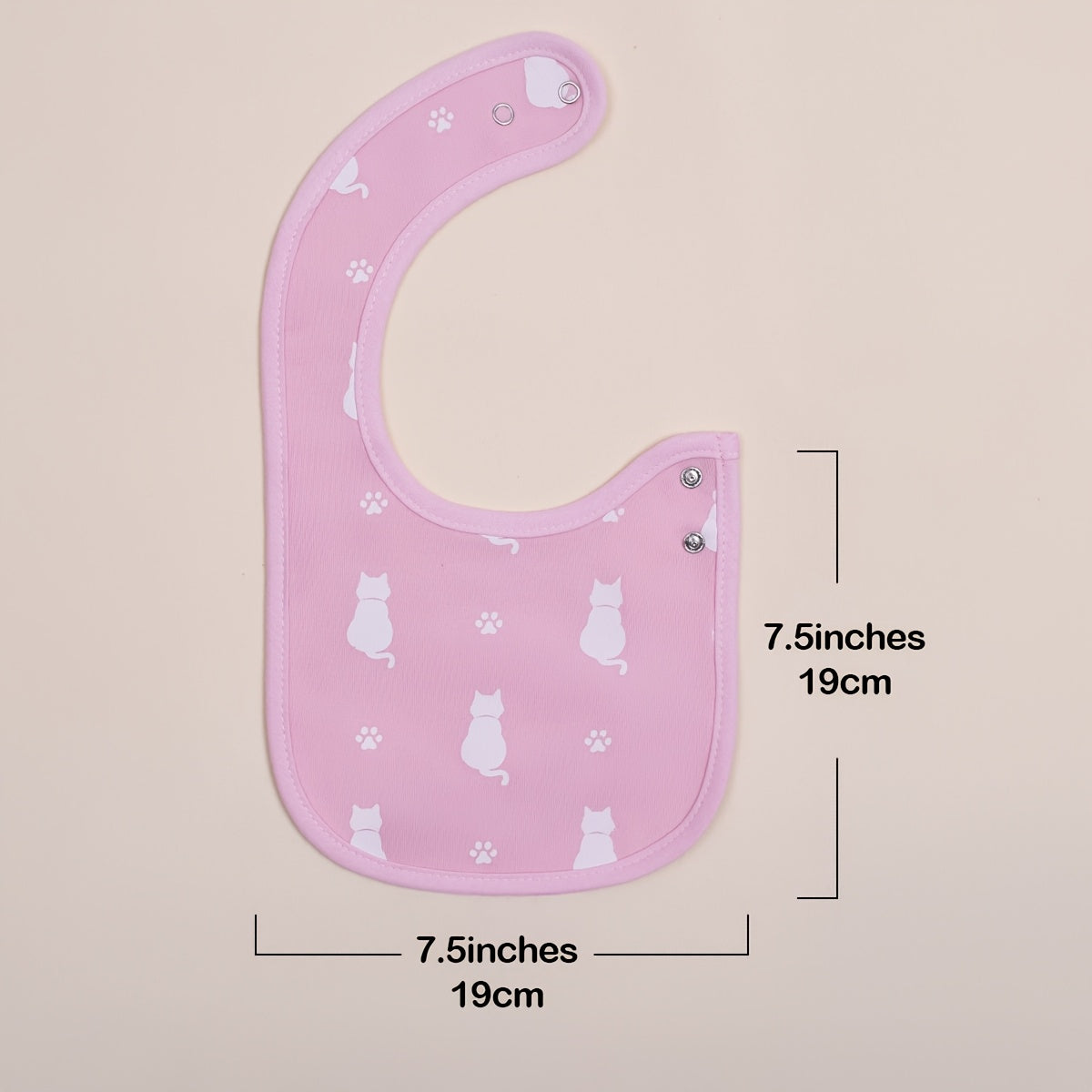 12-Pack Adjustable-Snap Baby Bibs for Feeding, Teething and Drool, Absorbent Bib Set for Boys and Girls, Everyday Infant Care