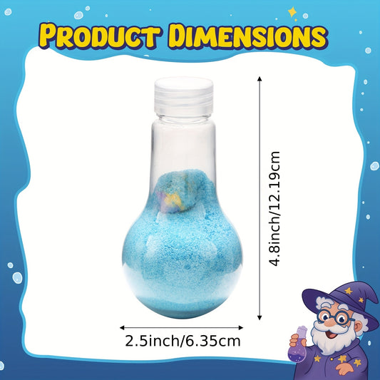 Kids Bath Potions Kit, 6-Pack Colorful Foaming Bath Activity with Potion-Style Bottles for Supervised Sensory Play and Gifts, Ages 3+