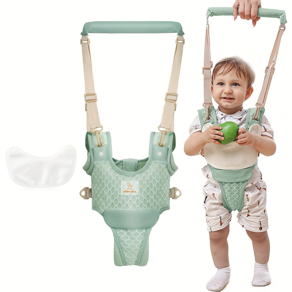 Adjustable Baby Walking Harness with Removable Crotch Support, Breathable Toddler Walking Aid and Carrier Design for Ages 8ā24 Months