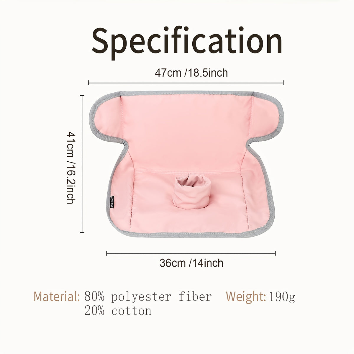 Potty Training Car Seat Pad for Toddlers, Waterproof Quick-Absorbing Washable Seat Protector for Strollers, Rockers and Car Seats, Ages 0-4