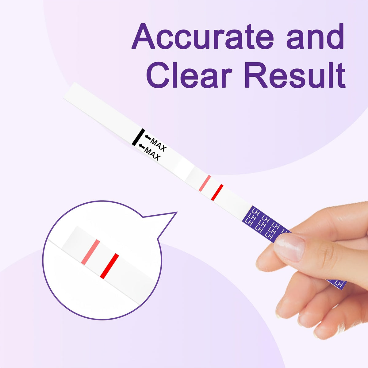 LH Ovulation Test Strips for Women, At-Home Fertility Tracking Kit with 5 mm Test Strips, Choose 60-Strip Set or 50-Strip Set with Urine Cup