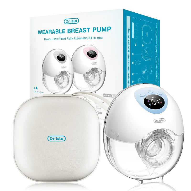 In-Bra Wearable Breast Pump by MAMIJOY EB50/EB50D, 4 Modes and 36 Levels, Rechargeable Hands-Free Design with Single or Double Options