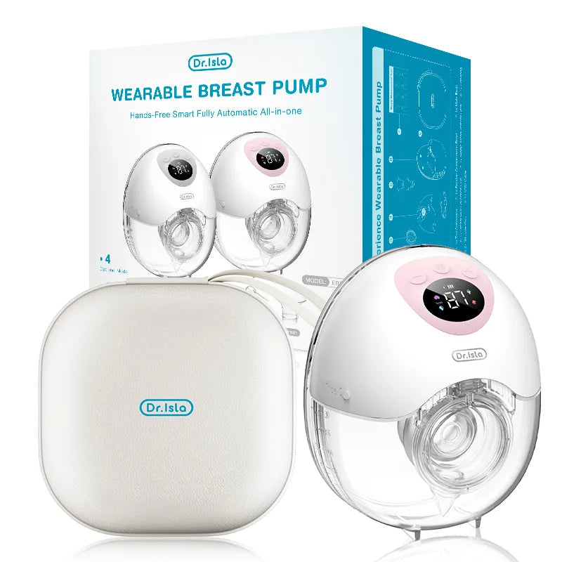 In-Bra Wearable Breast Pump by MAMIJOY EB50/EB50D, 4 Modes and 36 Levels, Rechargeable Hands-Free Design with Single or Double Options