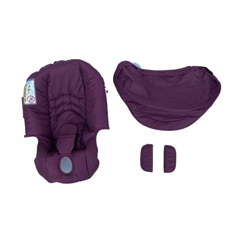 Stroller Fabric Refresh Kit by COLU KID with Seat Cushion Cover and Sunshade, Color Options for Doona and FooFoo Designs, Check Model Fit