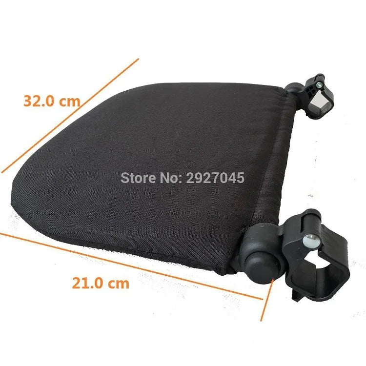 Stroller Armrest and Footrest Set by MomTan, 21 x 32 cm Footboard with PU Leather or EVA Bumper Bar for Compatible YOYO, YOYO2 and YOYO3 Frames
