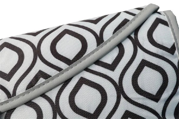 Portable Diaper Changing Mat 64 x 70 cm in Oxford Fabric and Tarpaulin, Waterproof Foldable Baby Change Pad for Diaper Bags and Everyday Outings