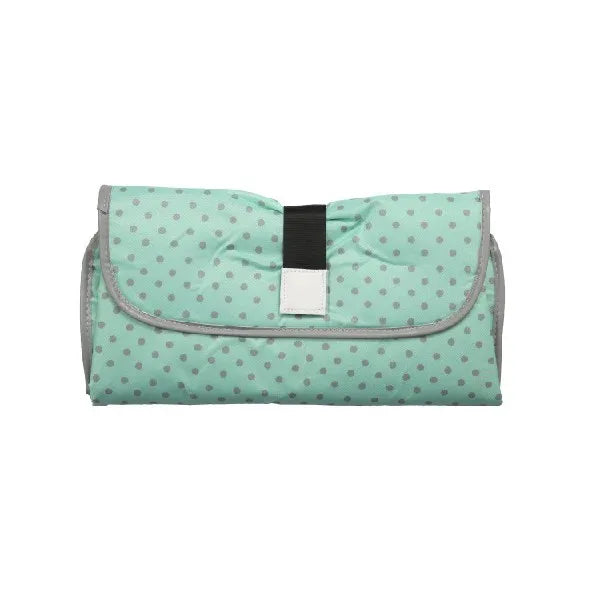Portable Diaper Changing Mat 64 x 70 cm in Oxford Fabric and Tarpaulin, Waterproof Foldable Baby Change Pad for Diaper Bags and Everyday Outings