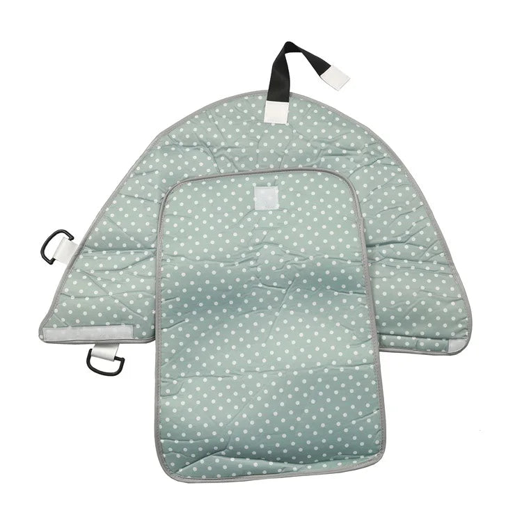 Portable Diaper Changing Mat 64 x 70 cm in Oxford Fabric and Tarpaulin, Waterproof Foldable Baby Change Pad for Diaper Bags and Everyday Outings