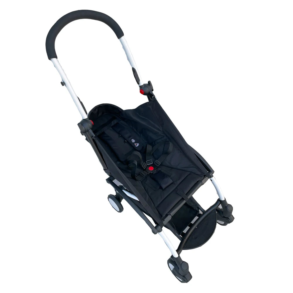 Stroller Seat Fabric Replacement for Babyzen YOYO, YOYO2 and YOYO+, Black COLU KID Cushion with 300D Textile, Cotton and Plastic Materials