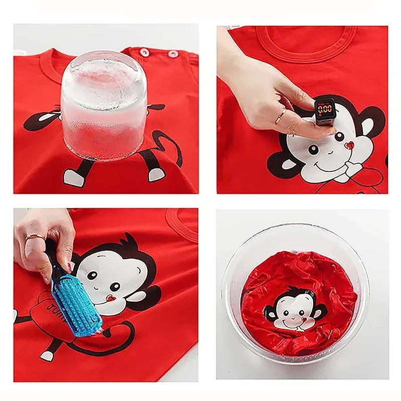 Toddler Cotton Shorts Set with Cartoon Print T-Shirt and Elastic Waist, Two-Piece Casual Baby Outfit in Contrast Colors for Everyday Summer Wear