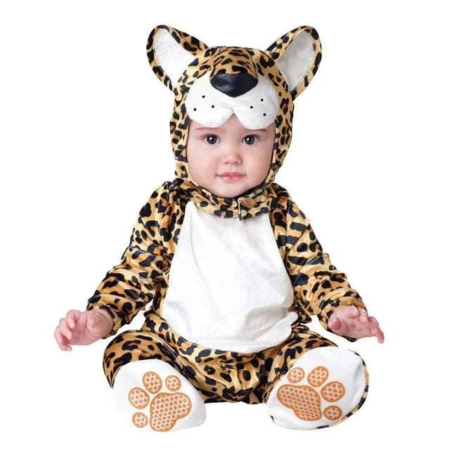 Infant Animal Dress Up Rompers with Hooded Lion, Owl and More Character Styles, Baby and Toddler Costume Outfits for Halloween and Holiday Photos