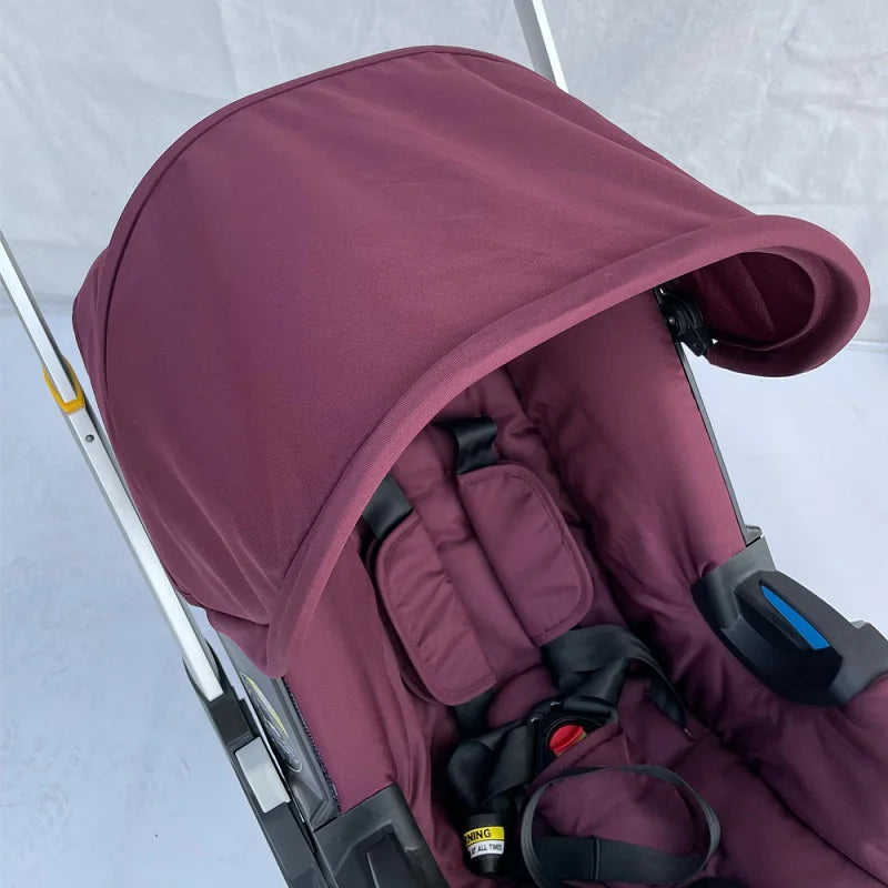Stroller Fabric Refresh Kit by COLU KID with Seat Cushion Cover and Sunshade, Color Options for Doona and FooFoo Designs, Check Model Fit