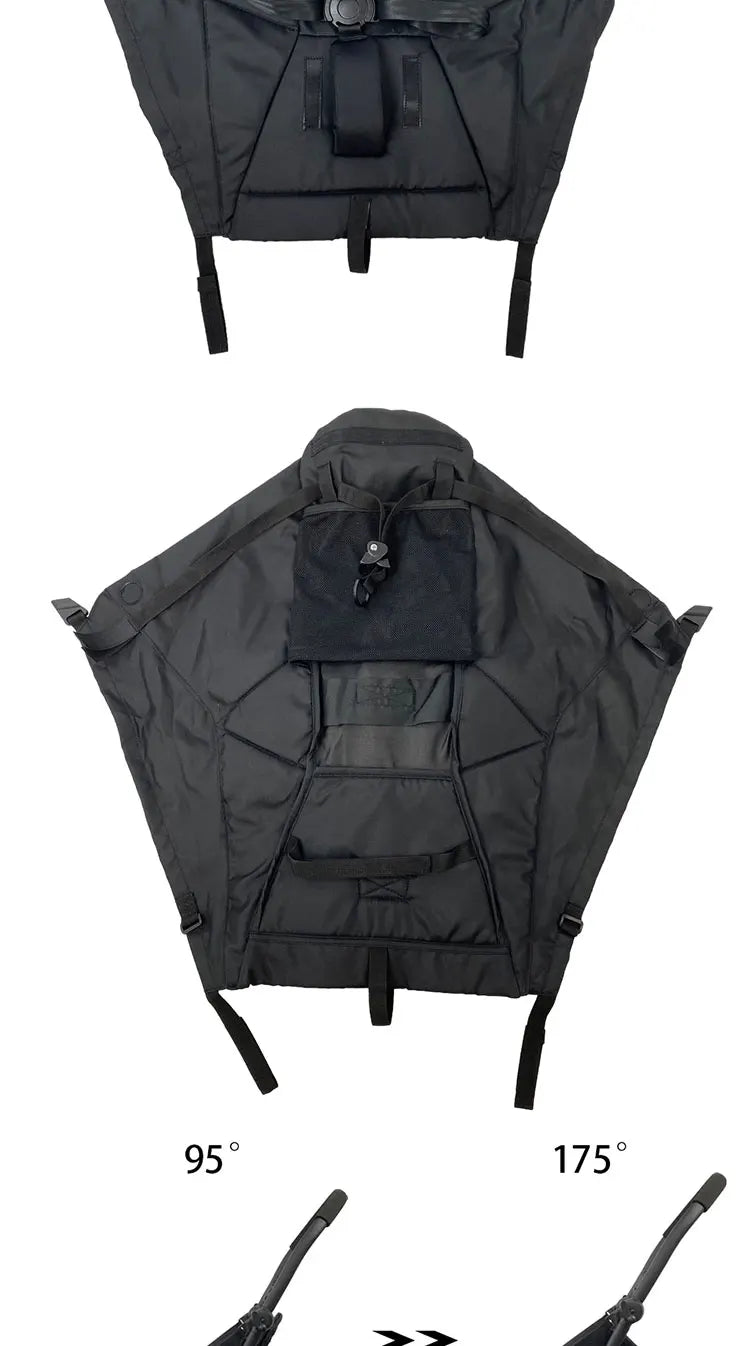 Stroller Seat Back Cushion Compatible with Babyzen YOYO, YOYO2 and YOYO+, Oxford Cloth and Polyester Replacement Pad, 175 Cushion Option