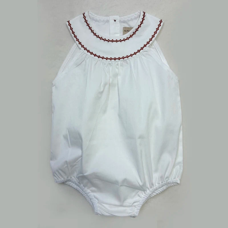 Matching Sibling Clothes with Classic Blue Trim, Shirts, Shorts, Overalls, Dresses and Cardigan Options for Baby Boys, Girls and Kids