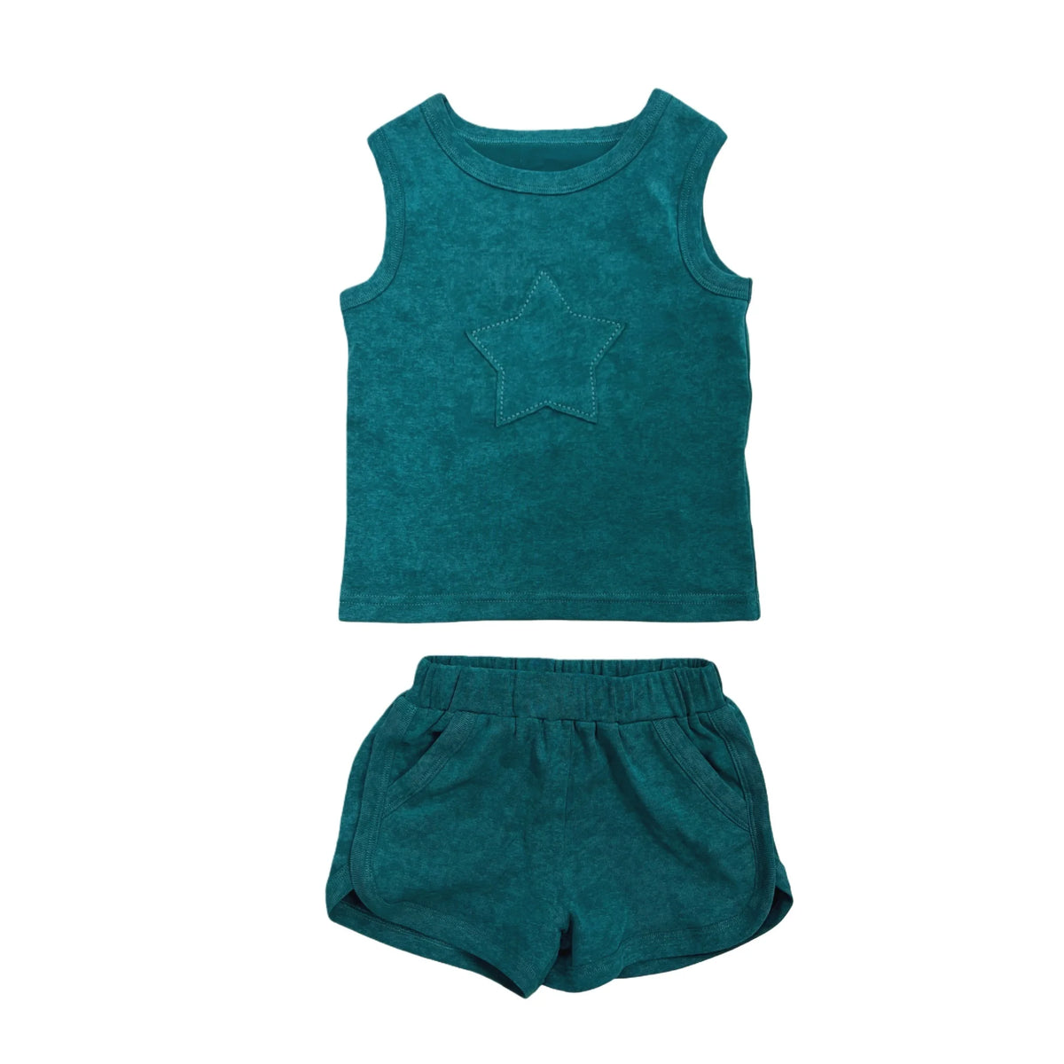 Rose Pink and Blue Kids Coordinated Outfits, Girls Dress, Boys Tops and Baby Set or Footie Options for Sibling Photos and Family Visits
