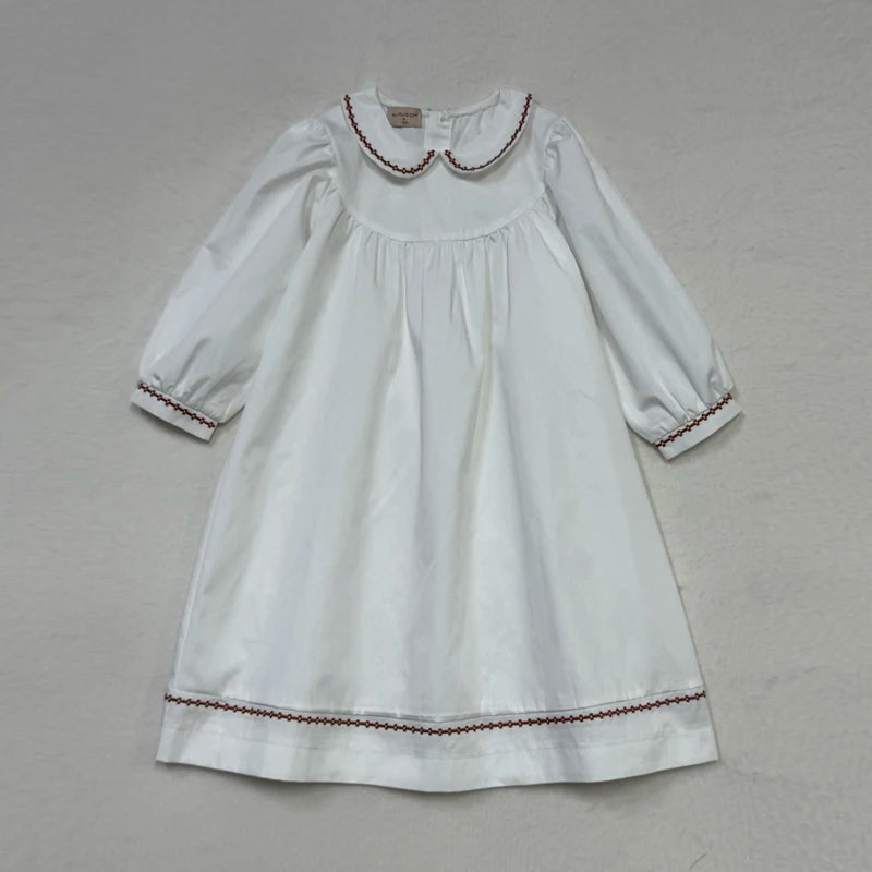 Matching Sibling Clothes with Classic Blue Trim, Shirts, Shorts, Overalls, Dresses and Cardigan Options for Baby Boys, Girls and Kids