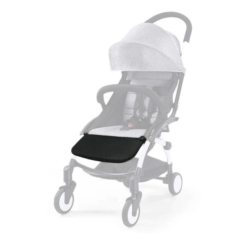 Stroller Footrest and Armrest Accessory Options, 16 cm or 21 cm Oxford Cloth Footboard with Optional Bumper Bar for Compatible Pushchair Frames