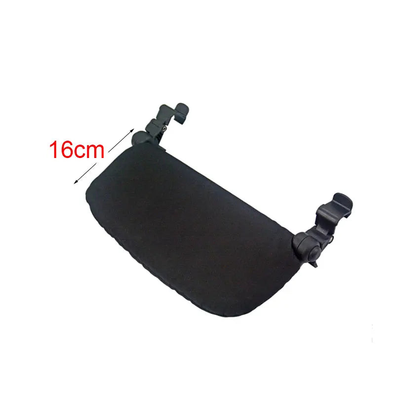 Stroller Footrest and Armrest Accessory Options, 16 cm or 21 cm Oxford Cloth Footboard with Optional Bumper Bar for Compatible Pushchair Frames