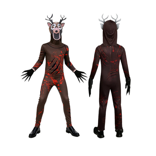 Halloween Deer Costume & Owl Cosplay Outfit, 99 Nights in the Forest Character Dress-Up for Themed Parties and Christmas Gifts