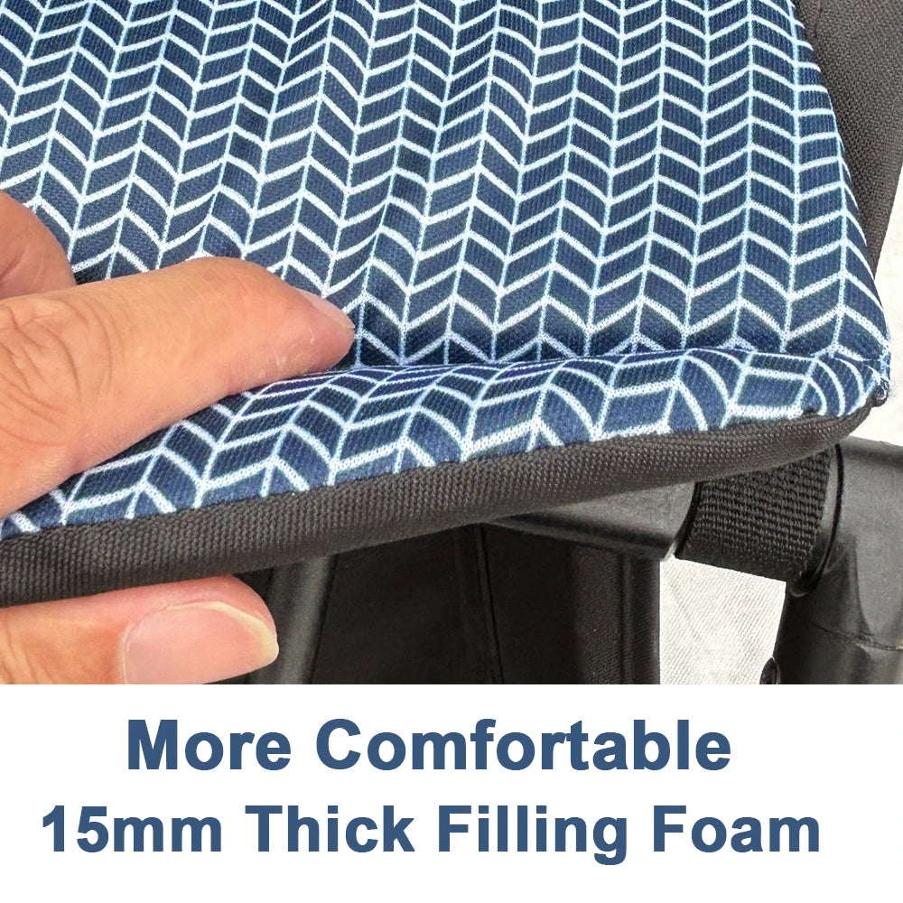 Stroller Replacement Fabric Set for Babyzen YOYO and YOYO2, MomTan Canopy with Storage Pocket and Padded Seat Cushion, Multiple Color Options
