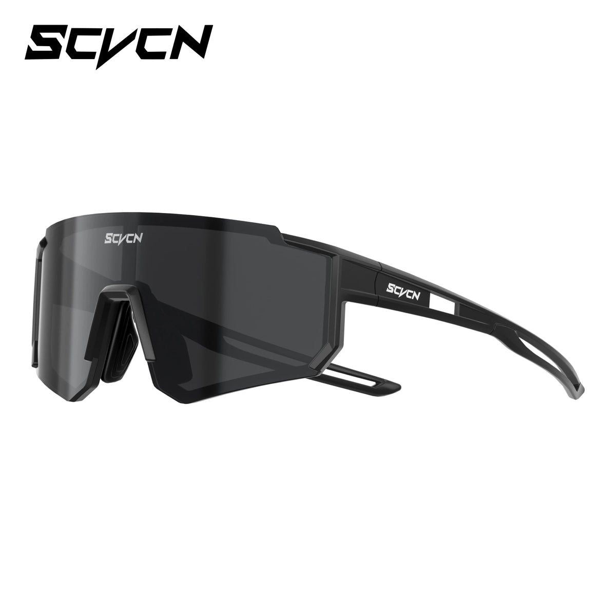 Kids Cycling Sunglasses by SCVCN for Ages 6-14, UV400 TR90 Sports Eyewear with Adjustable Nose Pads and Photochromic or Polarized Options