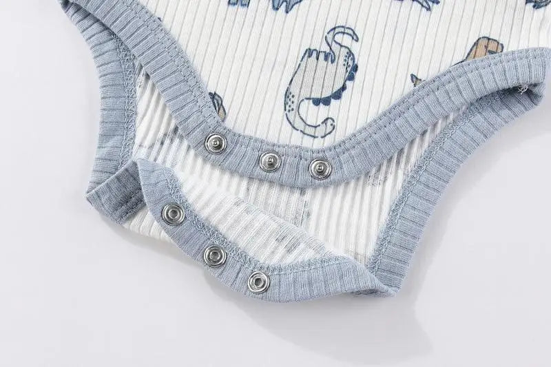 Baby Bodysuit Multipack in Cotton, 4- or 5-Piece Short Sleeve Infant Clothing with Printed and Solid Designs for Boys and Girls, Sizes 3M-12M