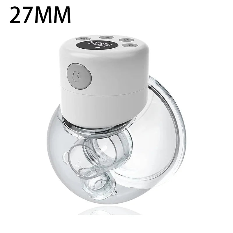 Hands-Free Electric Breast Pump, BornBL S12 Single or Double Portable Milk Expression Design with 24 mm or 27 mm Options for Nursing Moms