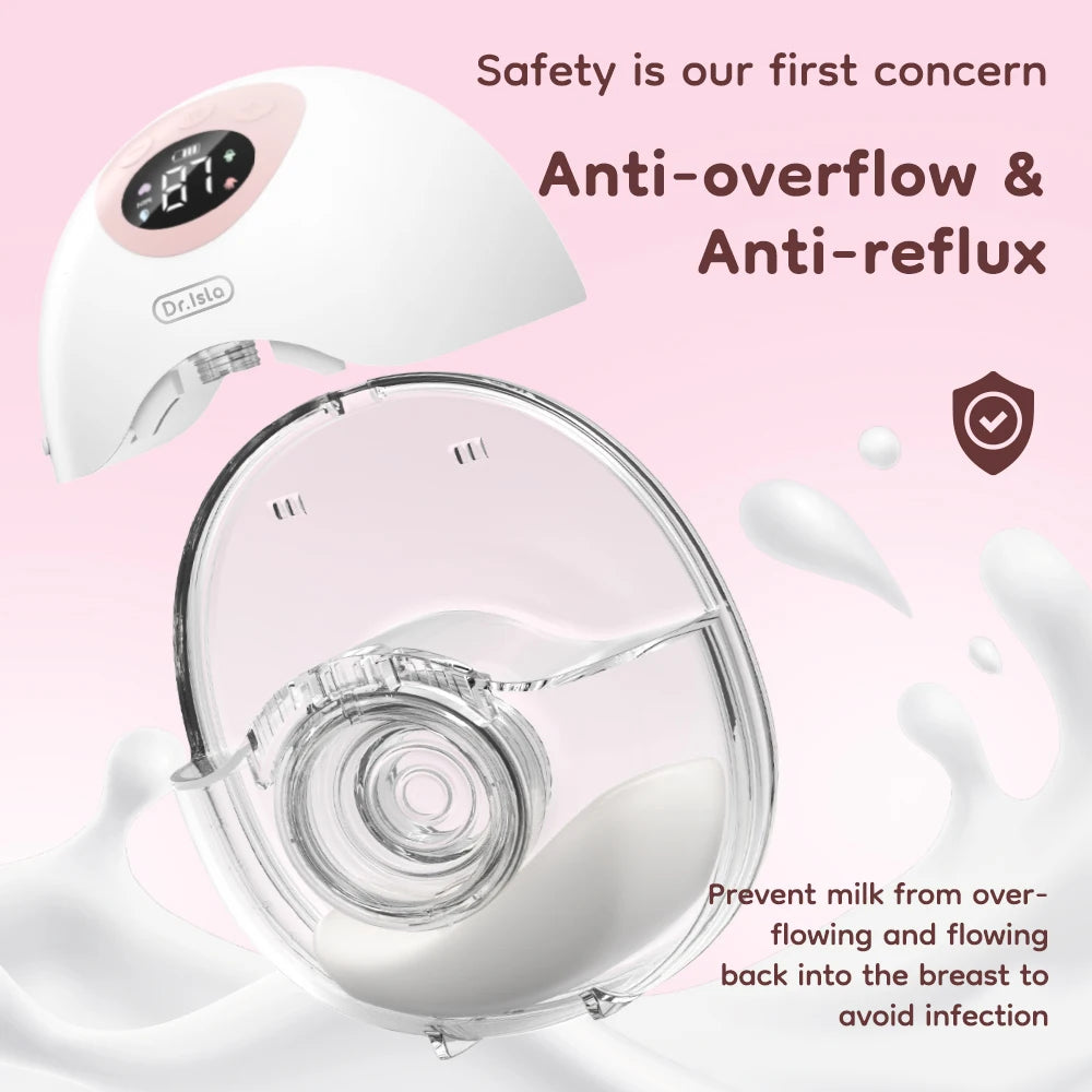 In-Bra Wearable Breast Pump by MAMIJOY EB50/EB50D, 4 Modes and 36 Levels, Rechargeable Hands-Free Design with Single or Double Options