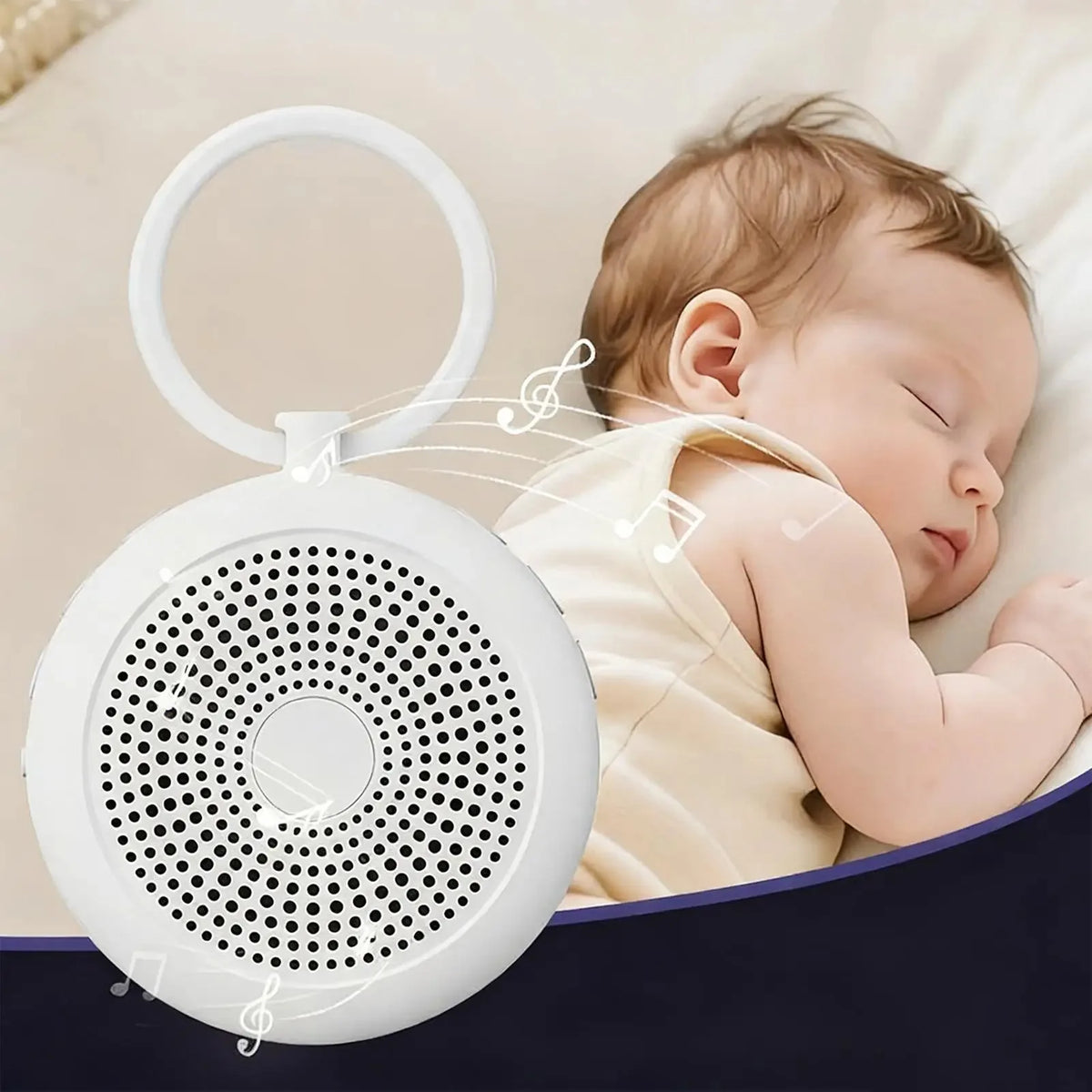 29-Sound Baby White Noise Machine with 3/6/9-Hour Timer, Compact Portable Sleep Soother for Nursery, Bedroom and Travel Relaxation