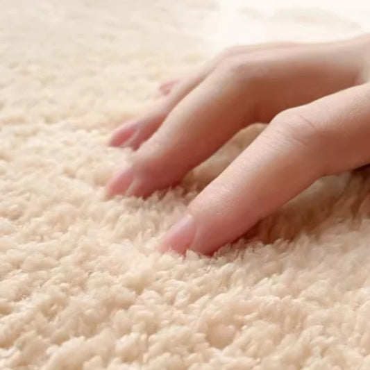 Interlocking Carpet Floor Tiles, Plush 30 cm EVA Foam Puzzle Squares with 1 cm Cushioning for Nursery Corners and Kids Indoor Playrooms